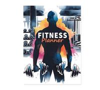 Tuxuseo Fitness Journal, diario di allenamento per donne e uomini, compagno quotidiano per il controllo della salute durante gli esercizi di allenamento per donne e uomini, allenamento a casa e
