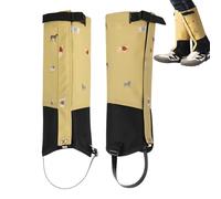 Tuxuseo Gambali,Coperture Regolabili Antiscivolo | Gambali Protettivi per Bambini,per Adolescenti Ragazze Giovani Arrampicata Motociclismo Ciaspole Ciclismo Sci Camminata Outdoor Inverno