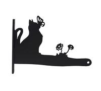 Tuxuseo Gancio Per Piante - Supporto A Forma Di Gatto Resistente Da 30 Cm,Gancio per Lanterna da Parete | Interni Esterni Soggiorno Giardino Cortile Vaso Da Lanterna E Mangiatoia