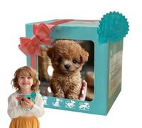 Tuxuseo Real Puppy | Il mio puppy robot realistico | Robot cani che si comportano come veri cani | I robot AI giocattoli per cani | Può camminare e abbaiare - Per adulti e bambini