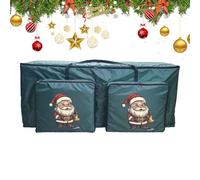 Tuxuseo Sacca Per Albero Di Natale,Borsa Porta Ghirlanda Con 2 Tasche Frontali,Organizzatore Per Forniture Natalizie E Ghirlande | per Armadio Campeggio Lavanderia Dormitorio Garage Casa Viaggio