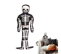 Tuxuseo Simulations Scheletro Peluche | Decorazione di Halloween | Dolce peluche peluche scheletro morbido regalo per bambini e ragazze