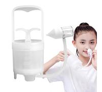 Tuxxjzm Booger Sucker per bambini | Aspiratore per la pulizia del naso manuale, in morbido silicone con forte aspirazione per dormire, fare il bagno e giocare