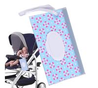Tuxxjzm Contenitore per salviette ricaricabili per bambini, dispenser per salviette per , borsa per salviettine umidificate resistenti all'acqua | Porta salviette per il bagno, contenitore per