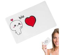 Tuxxjzm Flick Finger The Heart Appearing Card - Magic Gimmicks Magician Props Close Up Magic Cards Illusions Mentalism | Flick Finger Heart Appearing Card per San Close-Up Magic