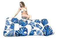 Tuxxjzm Galleggiante gonfiabile per piscina, con poggiatesta per abbronzatura, pieghevole, capacità di peso di 136 kg, per nuoto, viaggi, feste in spiaggia