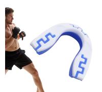 Tuxxjzm Paradenti traspirante per boxe, traspirante, resistente, protezione per bocca, sport per boxe, calcio