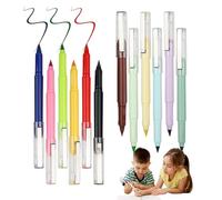 Tuxxjzm Penna senza inchiostro, infinita, 12 pezzi, non c'è bisogno di affilare per sempre, strumento di scrittura per schizzi per casa, ufficio, scuola, disegno, studenti e bambini