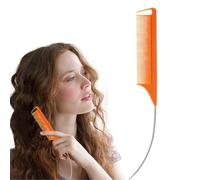 Tuxxjzm Pettini coda da donna, antistatico, per acconciare i capelli, per pettinare la schiena, per prendere in giro le radici, aggiungere volume, styling serale