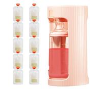 Tuxxjzm Portagioie riutilizzabile per purea, piccola pressa portatile per purea, spremiagrumi creativi, contenitore per alimenti per bambini