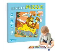 Tuxxjzm Puzzle magnetico da Viaggio,Puzzle magnetici per bambini - Giochi di Puzzle Animali Pieghevoli | Puzzle Fattoria, Libro educativo di Puzzle