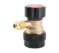 Tuxxjzm Quick Connect - Raccordo di conversione del refrigerante per auto, alta e bassa pressione, collegamento rapido, adattatore rotante a 360 gradi per refrigerante per auto