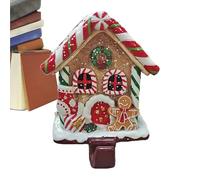 Tuxxjzm Reggicalze per la casa di marzapane di , giarrettiera per , decorazione per feste in resina, decorazione per ghirlande luminose da appendere