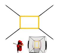 Tuxxjzm Strike Zone | Pitching Strike Zone 4 cinghie regolabili - Attrezzi professionali per l'allenamento del lanciatore per esercitarsi a lanciare e colpire con precisione