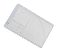 Tuxxjzm Strumento da taglio dorato, strumenti per la composizione e la visualizzazione, cercatore portatile artistico, mirino classico multifunzionale per artisti all'aperto, schizzi urbani, fotografi