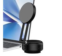 Tuxxjzm Supporto magnetico per telefono con doppia retrattile, supporto per cellulare elettrico, per auto, forte magnetica per tutti gli smartphone