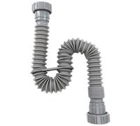 Tuxxjzm Tubo di scarico flessibile, set di scarico per lavello da cucina, set di ricambio multiuso per tubi di scarico, robusto set di scarico per il lavello sotto il lavandino, set di tubi per la