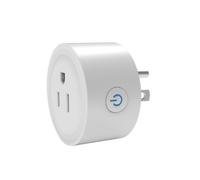 TUYA 20A Plug Zigbee Socket con Funzione di Monitoraggio 'Alimentazione e Controllo Vocale, Funziona con La Spina Degli Stati Uniti