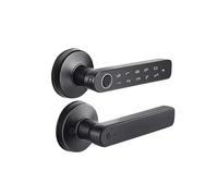 Tuya App Bluetooth Smart impronte digitali serratura password chiave meccanica sblocco NFC for serratura maniglia porta in legno IP54 antipioggia(X1-Basic)