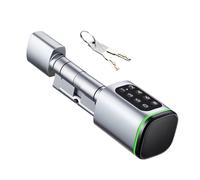 Tuya APP Password Digitale Scheda RFID Serratura A Cilindro Bluetooth TTLock WIFI Controllo Remoto Intelligente Elettronica Senza Chiave(Ttlock Silver,A 35 B 35)