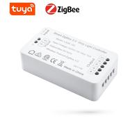 Tuya Controller Smart Zigbee per Strip LED RGB e RGBW DC12-24V Alexa e Google