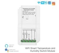 Tuya Controller WiFi Sensore di Temperatura e Umidità con doppia uscita Relè 15A