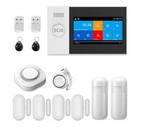 TUYA Di Allarme WIFI Con Kit Rilevatori Sensore Porta Allarmi Sicurezza Wireless For La Casa Sistema Di Allarme Completo(D)