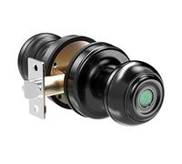 Tuya High Security Easy Install Cilindrico elettronico autobloccante Keyless Digital Smart Door Knob Lock Installazione semplice fai da te(Noir)