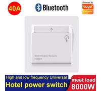 Tuya Interruttore di Alimentazione Smart Bluetooth con Carta per Hotel e B&B