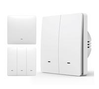 Tuya interruttore parete, interruttore smart wifi alexa, app Controllo remoto/controllo vocale/timer/accesso remoto, wireless light switch interruptor wifi, interruptor inteligente - 2 Gang