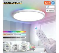 TUYA Lampada da soffitto RGB Luce che scorre 36-28W 220V Dimmerabile con APP Alexa Telecomando vocale Smart WiFi Plafoniera per la casa
