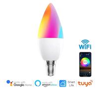SH 320 Swisstone Smart Home Lampadina LED WiFi RGB 4,5W E14 Alexa, Google Home