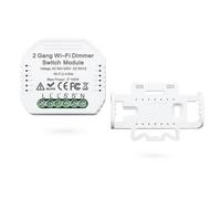 Tuya Modulo Dimmer per illuminazione Intelligente Wi-Fi 2 a Canali alexa Google