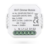 Tuya Modulo Dimmer Wifi a 2 Canali per Luci Intelligente Alexa e Google