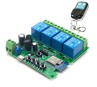 Tuya Modulo Relè a Contatto Pulito Smart WiFi con Telecomando RF433 Incluso