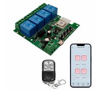 Tuya Modulo Relè a Contatto Pulito Smart Zigbee con Telecomando RF433 Incluso