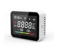 Tuya Rilevatore di Qualità dell'Aria Temperatura Umidita Smart WiFi con Schermo