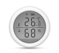 Tuya Sensore di Temperatura e Umidità smart Compatibile con Alexa e Google