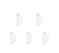Tuya Sensore for porte e finestre Rilevatori di porte intelligenti aperte/chiuse Sist-ema di allarme di sicurezza domestica Scena di avviso di indipendenza Sirena da 80 dB(5PCS)