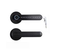 Tuya Serratura Elettronica Biometrica Serratura For Porta Con Impronta Digitale Intelligente Password Manopole For Porta Senza Chiave Serratura For Qualsiasi Porta Di Casa(3201black-01)