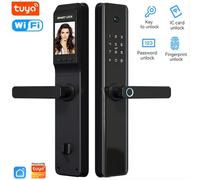 Tuya Serratura Intelligente WiFi con APP Impronte Digitali e Camera Spioncino