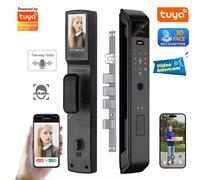Tuya Serratura Smart WiFi Face 3D Impronta Citofono Video 7 Modalità Sblocco
