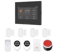 Tuya Sistema di sicurezza domestica Video GSM 4G e WiFi Kit Completo 10 Pezzi