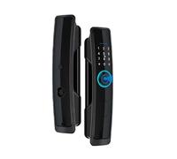 Tuya Smart Door Lock WiFi APP Scheda Di Blocco Biometrico Delle Impronte Digitali Password Digitale Elettronico Automatico Accesso Senza Chiave For La Casa Intelligente(Black 22 x160,TT Lock)