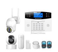 TUYA Smart Home GSM Allarmi di sicurezza for la casa Allarme domestico wireless for garage Allarmi di sicurezza for case residenziali(N)