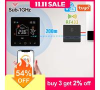 Tuya Smart Home Wifi Termostato wireless Batteria RF Caldaia a gas Riscaldamento dell'acqua Regolatore di temperatura digitale Alexa Google Home