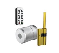 Tuya Smart Lock TTlock Cilindro for Impronte Digitali for Porta 50-100mm Spessore Supporto Serratura for Casa Intelligente Installazione semplice fai da te(M521 and Keyboard,TTlock Version)