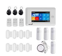 TUYA Smart Security Allarmi for la casa Wireless Home Alarm APP Telecomando compatibile Per casa e garage(H)