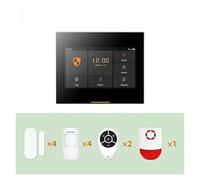 Tuya Smart Wireless GSM di allarme di sicurezza domestica con sirena solare esterna compatibile per Ville e Magazzini(Ost-03-H501-2G-set-I)
