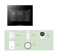 Tuya Smart Wireless GSM di allarme di sicurezza domestica con sirena solare esterna compatibile per Ville e Magazzini(Ost-03-H501-2G-set-D)